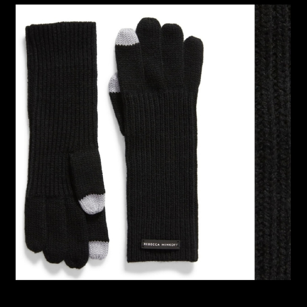 Rebecca Minkoff Milano Knit Gloves NWT ❄️☃️